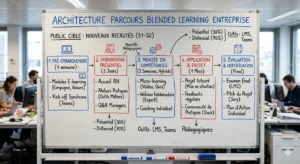 architecture parcours blended learning entreprise